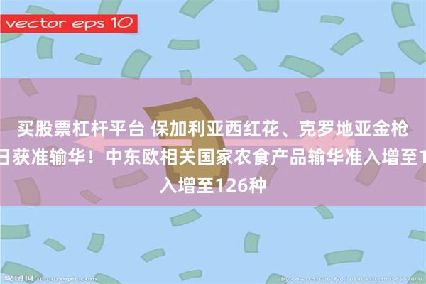 买股票杠杆平台 保加利亚西红花、克罗地亚金枪鱼今日获准输华！中东欧相关国家农食产品输华准入增至126种